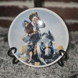 Norman Rockwell Vtge Plate